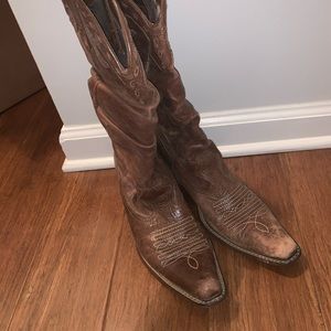 Cowboy boots - lots of wear left!